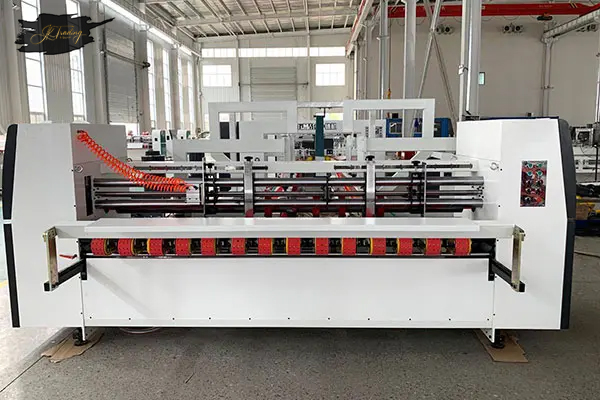 JK-QDJ series automatic carton box stitcher and gluer machine (single piece)
