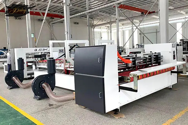 JK-QDJ series automatic carton box stitcher and gluer machine (single piece)