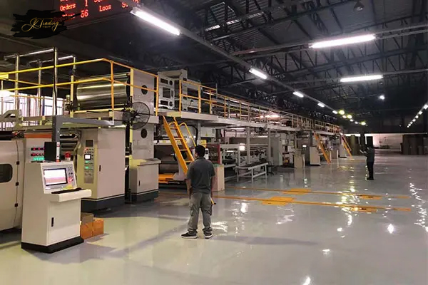 JKWJ Series Automatic 3/5/7 ply corrugated cardboard production line