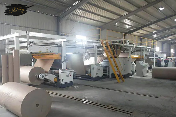 JK-HSF-150-2 Series automatic (2 ply) single face corrugated cardboard production line