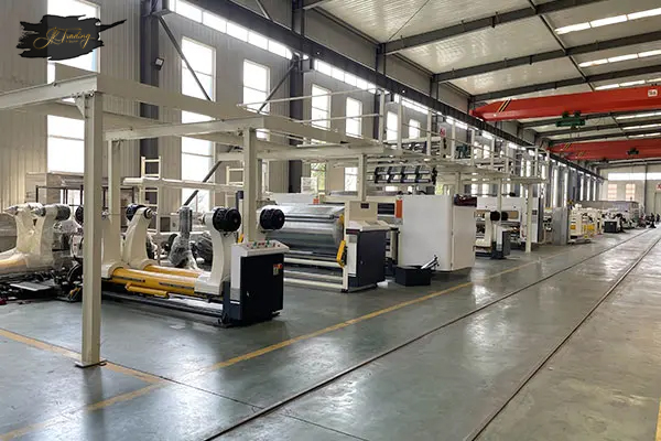 JK-HSF-150-2 Series automatic (2 ply) single face corrugated cardboard production line