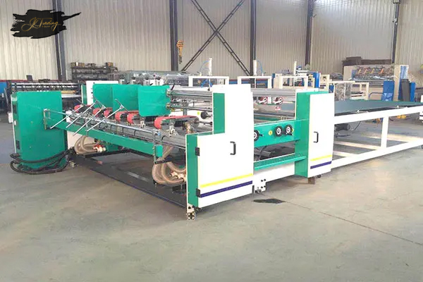 JK-SZX series double pieces carton box gluer machine