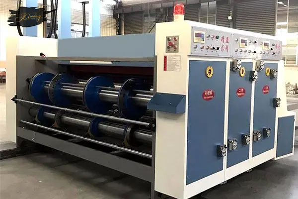 JK-C Series semi-auto corrugated carton flexo printer slotter(die cuter) machine