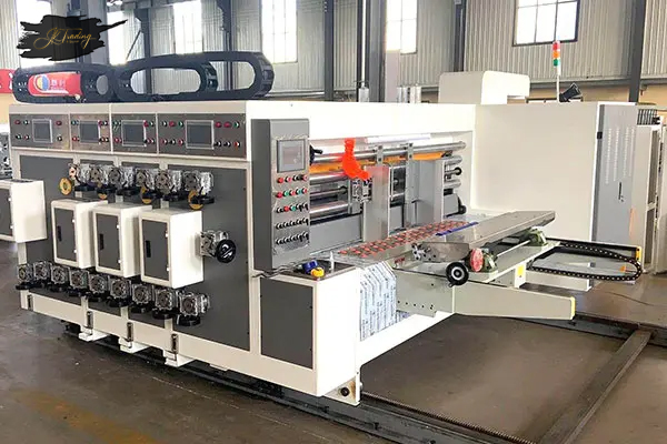 YN-S series automatic flexo printer slotter die cutter machine (small box machine)